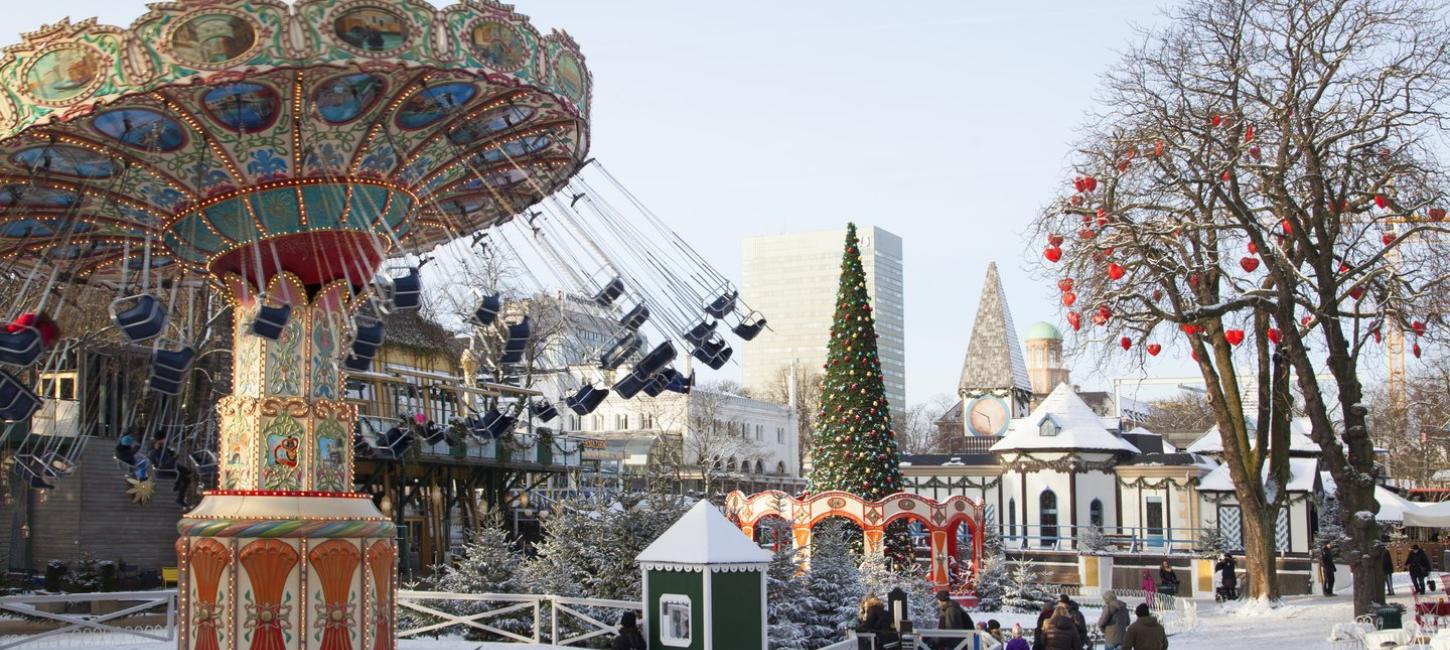 Noël aux jardins de Tivoli, Copenhague