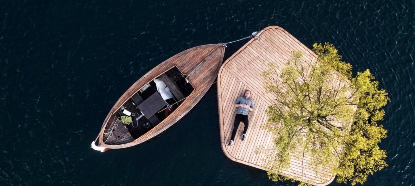  Île dans le port de Copenhague