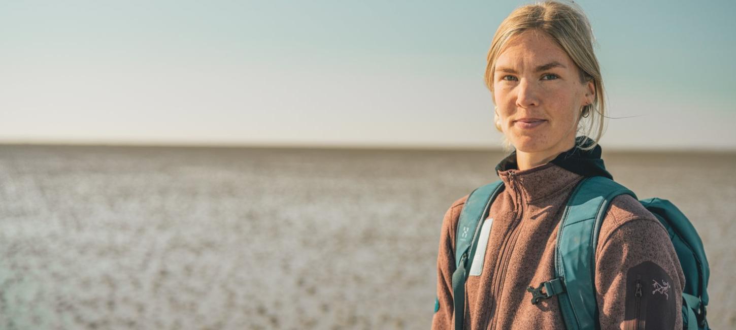 Signe, Nature guide at Vadehavscentret in the Wadden Sea, Denmark