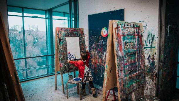 Kreativer Raum für Kinder im Staatlichen Kunstmuseum SMK in Kopenhagen