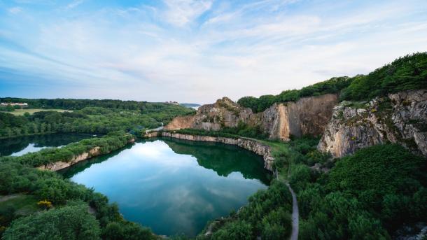 Opal Lake (Opalsøen) on Bornholm