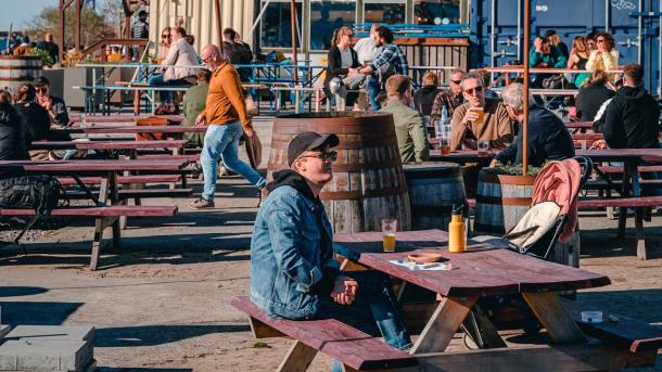 Reffen street food market in Copenhagen