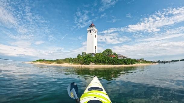 Kayak Stribfyr Middelfart Fyn Lighthouse