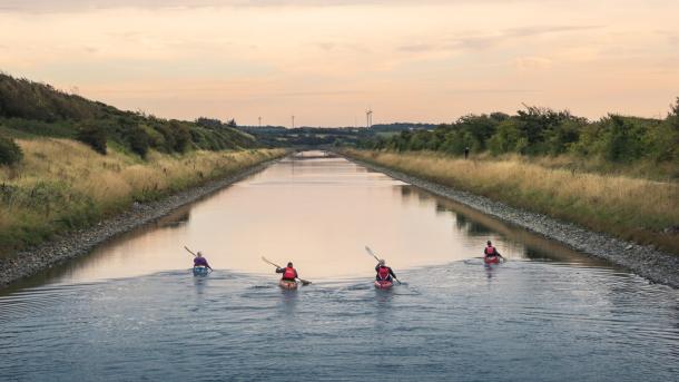 Kayak in Himmerland, Denmark