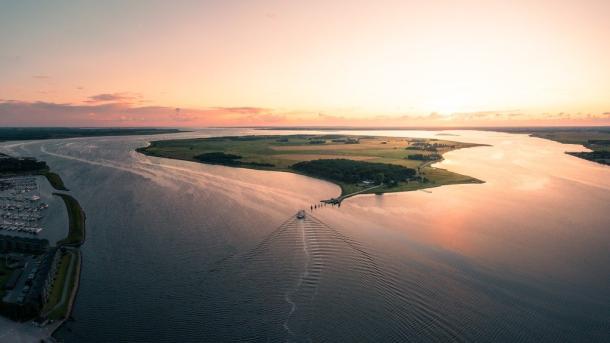 Island of Egholm in Limfjord, North Jutland