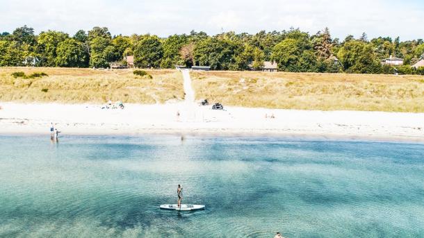 SUP at Marielyst beach in Lolland-Falster