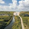 Seaside hotel and summer houses at Henne Beach