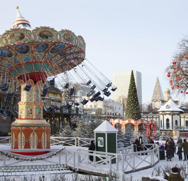 Noël aux jardins de Tivoli, Copenhague