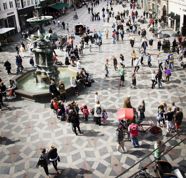 The shopping street Strøget