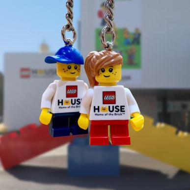 LEGO-Schlüsselanhänger im LEGO House