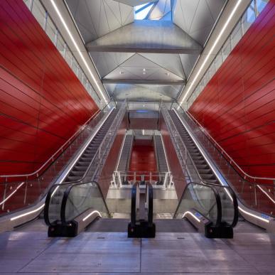 Copenhagen metro station