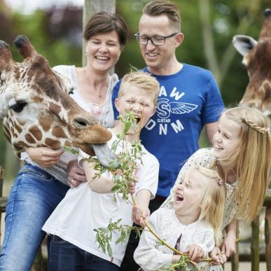 Children in Odense Zoo on Fyn