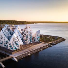 The Iceberg buildings in Aarhus