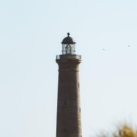 Skagen Gray Lighthouse "Det Grå Fyr" in North Jutland, Denmark